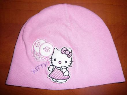 Čepička na jaro/podzim s hello kitty, 80