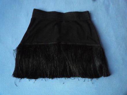 Taneční sukně s třásněmi vel 140, 140