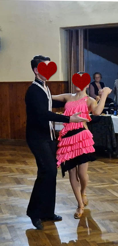 Šaty na latinu junior 2 vel.158/164, 158