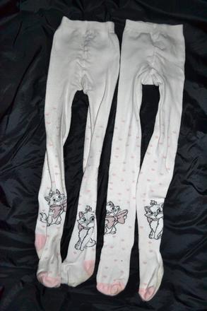 2x dívčí punčocháče 110/116, disney,110