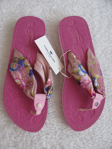 Dámská, dívčí plážová obuv, žabky tom taylor, tom tailor,37