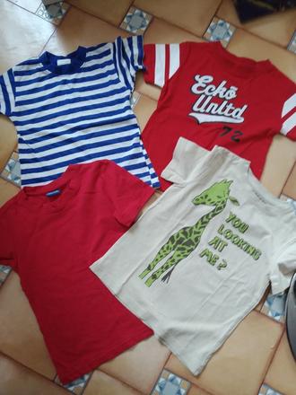 4x tričko, 104–116