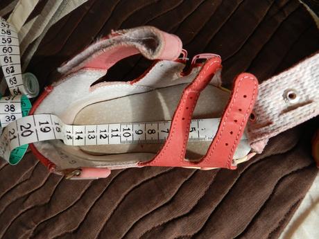 Boty sandálky červené essi 22, essi,22