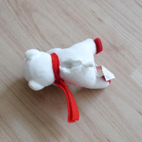 Maly bily ledni medvidek - plysak,