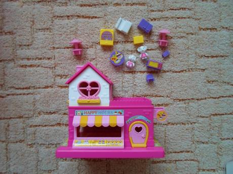 Dětský plastový růžový domeček na hraní, 