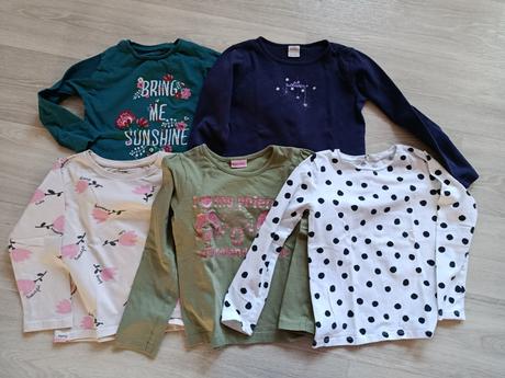 Trička 4-6 let, h&m,110