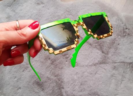 Sluneční brýle minecraft, 