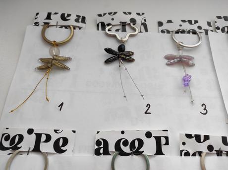 Přívěsek, klíčenka vážka,