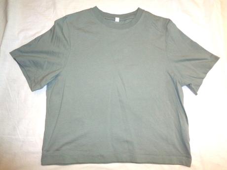 Super khaki tričko crop top, 38 / m