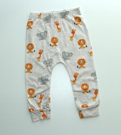 J129 slabší tepláky vel. 6-12m, 74