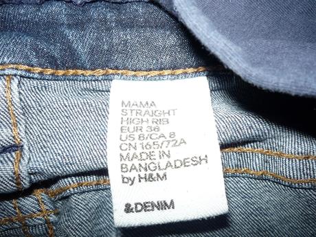 Těhotenské rifle, denim,m