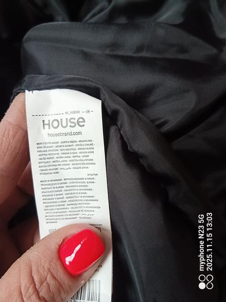 Bunda zn "house outer wear" vel."l" i větší, house,l