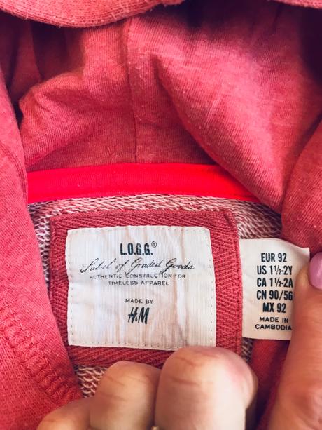 Mikina - v.18/24 měs, h&m,92