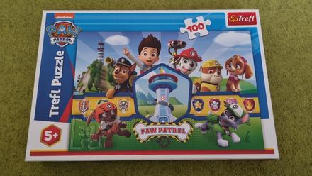 Puzzle tlapková patrola - 100 dílků, 