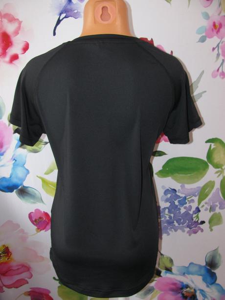 Sportovní černé pružné funkční tričko workout, atmosphere,38