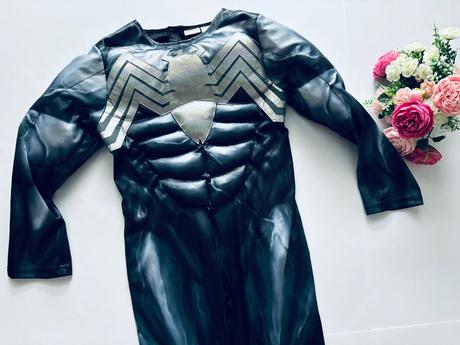 An11/ kostým spiderman black - v.7/8 let,