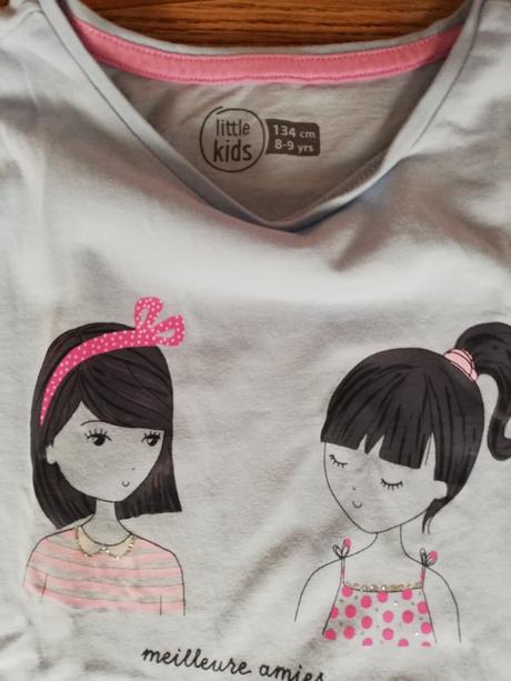 Sada holčičích triček vel. 6 - 7 let, disney,116