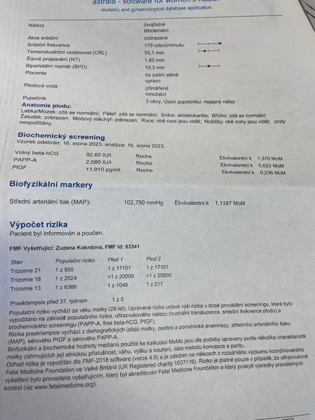 Hraniční hodnoty screeningu dvojčat: Co dál podniknout?