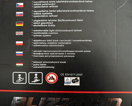 Lyžařská helma, blizzard,s