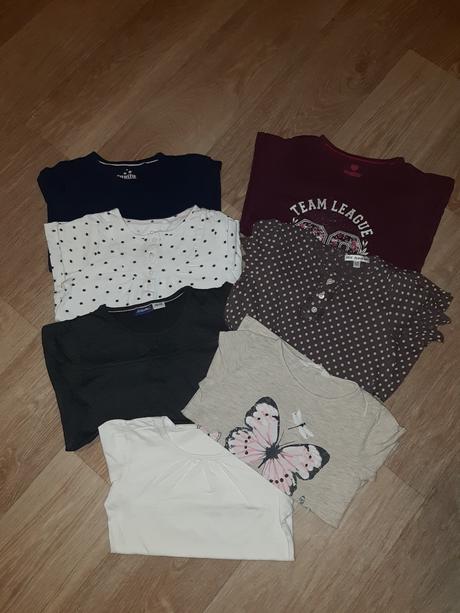 Triky s dlouhým rukávem vel. 110/116, již jen 4 ks, f&f,110