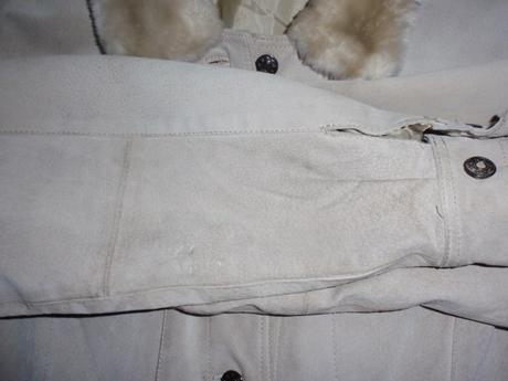 Bunda-bundička jaro/podzim kůže broušená-jelenice, l