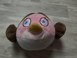 Plyšák - hlava angry birds,