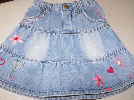 Džínsová volánová suknička ladybird, ladybird,86