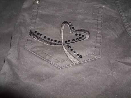 Čierne džínsy my wear, 116