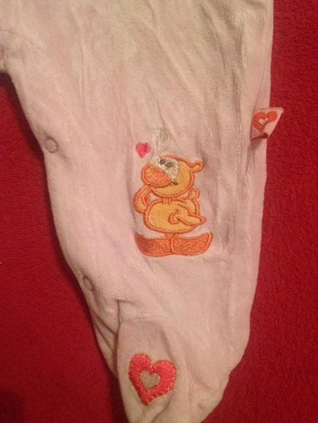 Dívčí dupačky králíček, medvídek, myška a srdíčka, 68