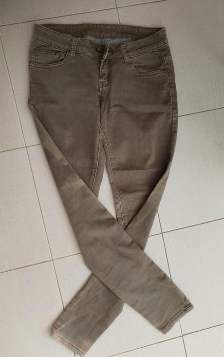 Khaki džíny vel.l, l