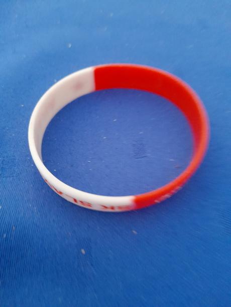 Gumový silikonový náramek dětský sk slavia praha, 