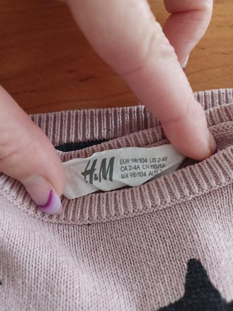 Svetr dívčí vel 98-104, h&m,98