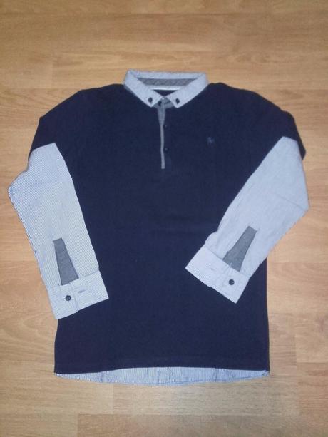 Polo s košeľovým vsadením jasper j. conran, debenhams,152