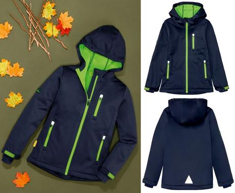 Klučičí softshellová bunda s fleecem vel. 134/140, 134 / 140