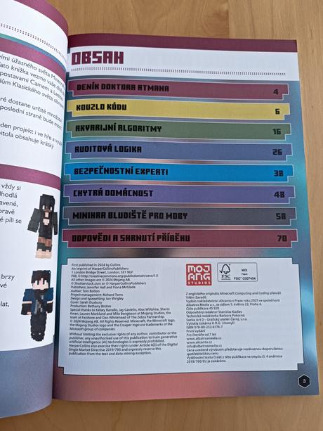 Minecraft programování a kódování - pracovní sešit, 