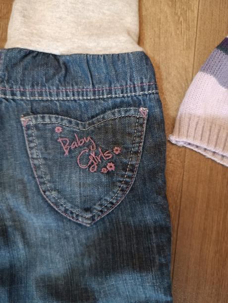 Dívčí zimní bunda f&f,vel.86/92, kalhoty babygap, 86–98