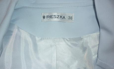 Světle modré dámské sako reszka, m