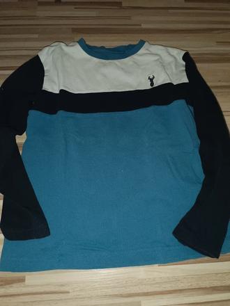 Modré tričko 122 next, next,116