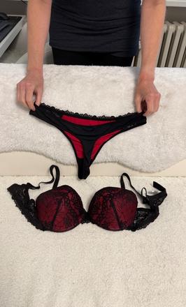 Dámský set tanga s podprsenkou, 85c