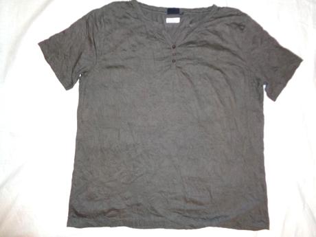 Krásné čoko hnědé mačkané tričko 48/50, 48