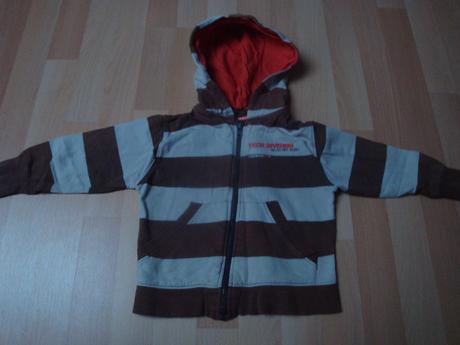 Mikina proužkovaná, vel. 92, 92