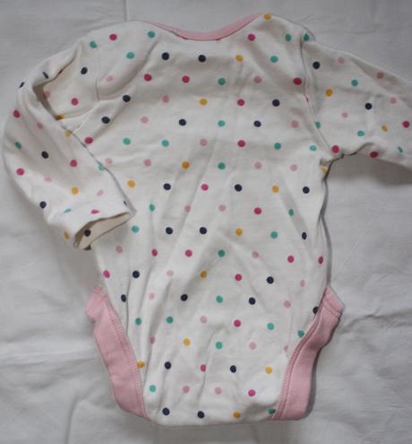 Bf77. puntíkaté body pro nejmenší, m&co,56