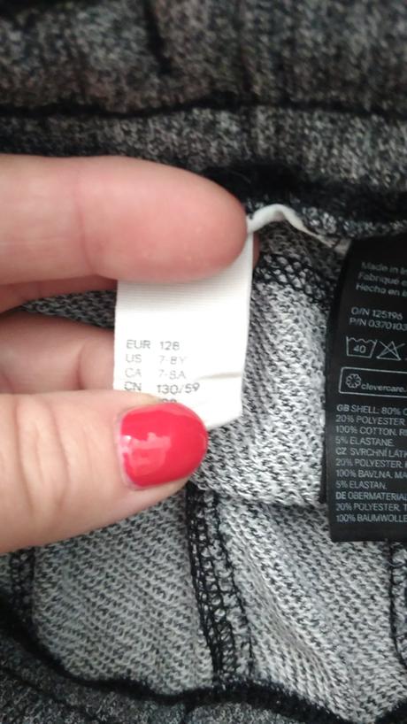 Šortky vel. 122-128, h&m,122