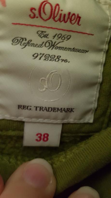 Zelená mikina s.oliver, s.oliver,m