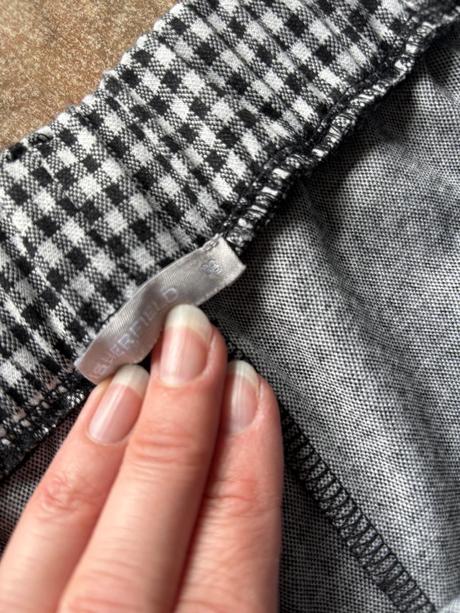 Kostkované kalhoty, 38