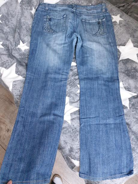 Dámské džíny s pružným pasem i těhu, next,38