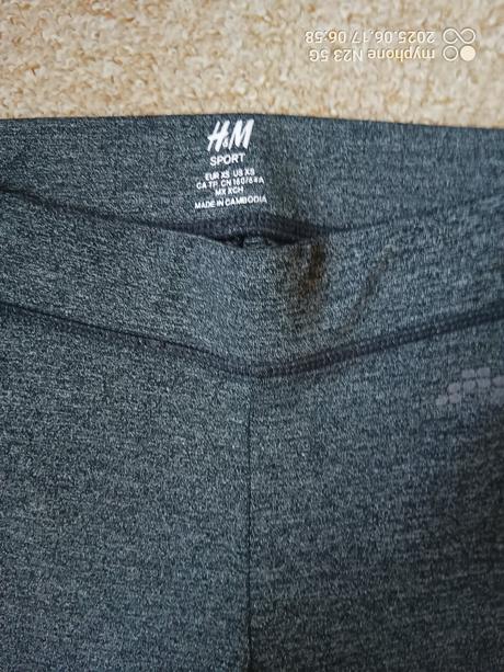 3/4 legíny zn."h&m" vel."xs", h&m,xs
