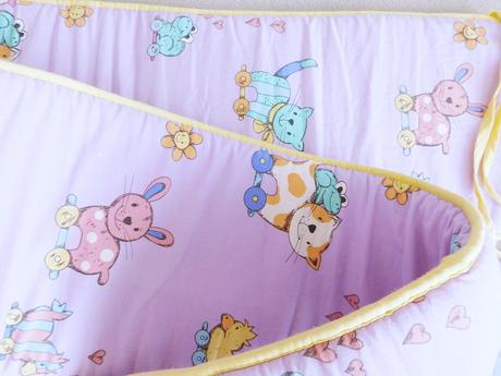 Mantinel do postýlky, šířka (cm): 30,délka (cm): 190