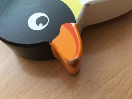 Dřevěný jezdík tučňák, 