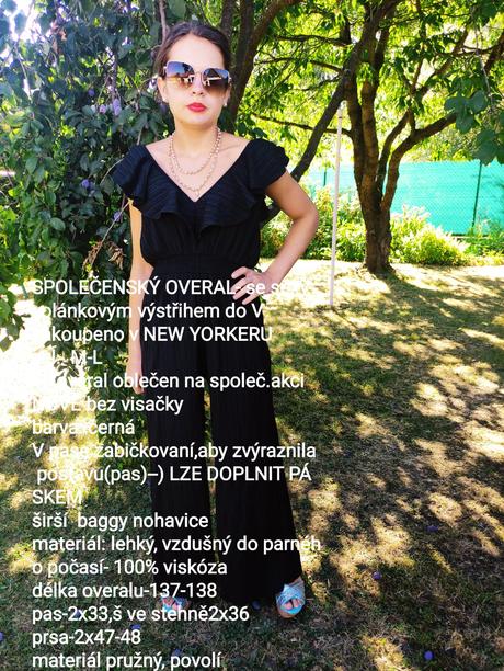 Společenský overal-zn.new yorker,v.m-l, m